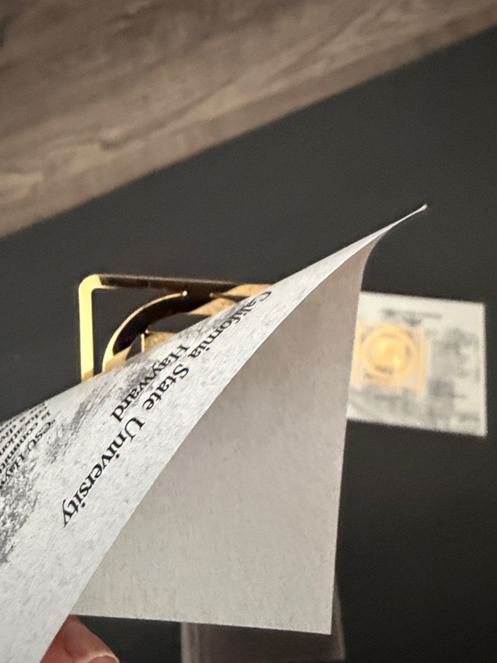 Gold Bookmark - Picture 2 of 3